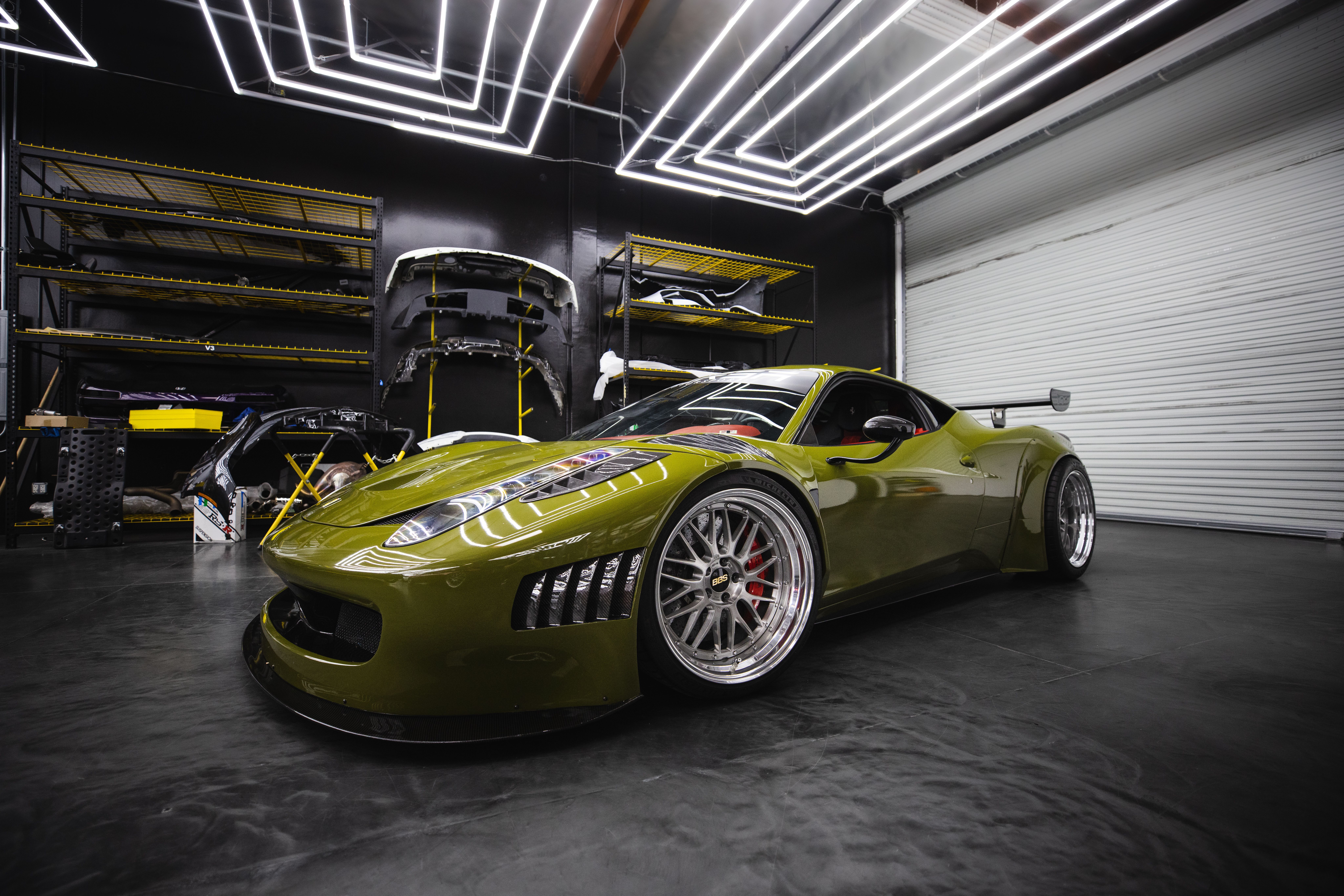 Luxury sports car