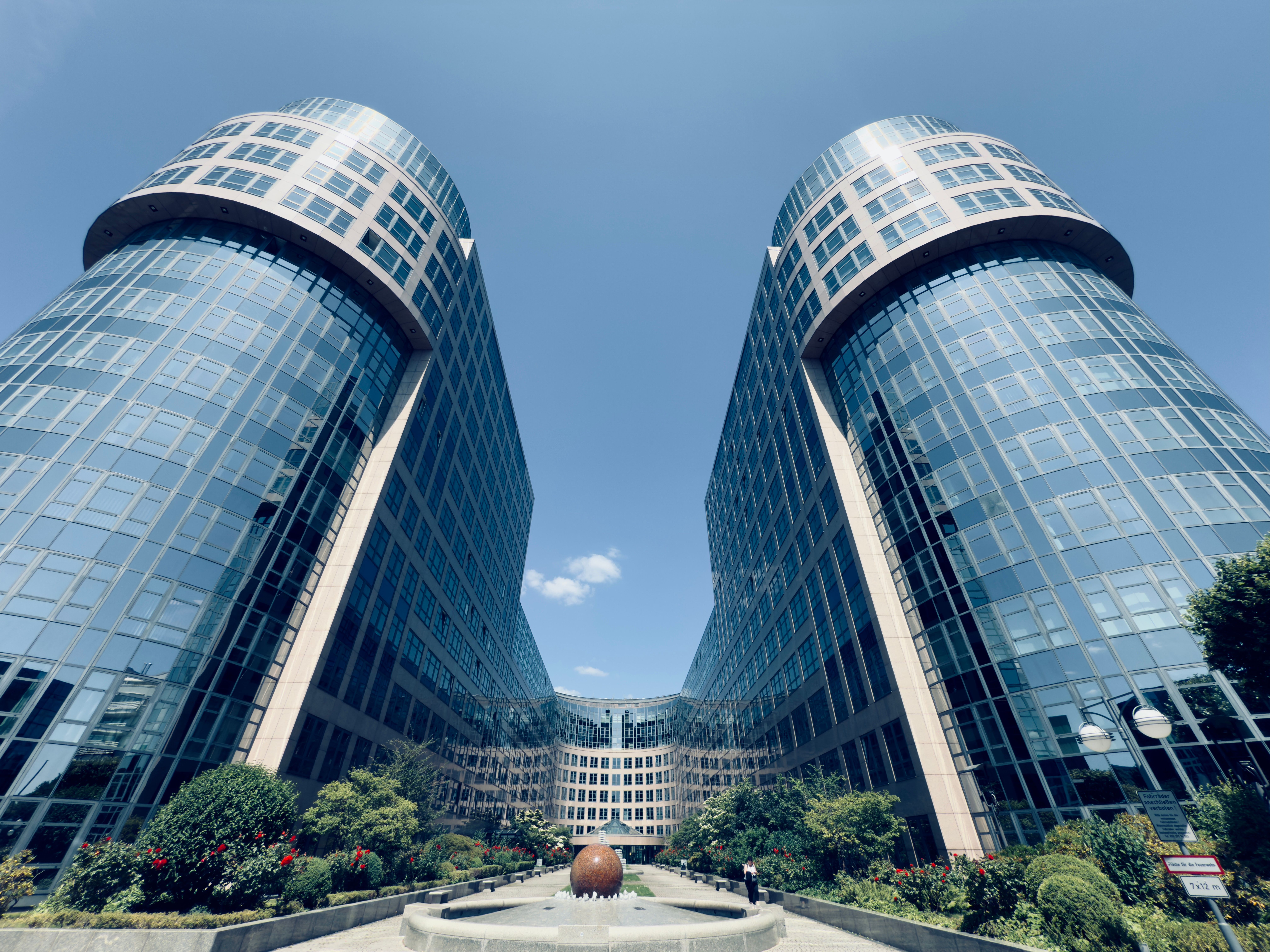 View of a modern office building in Berlin-Lichtenberg