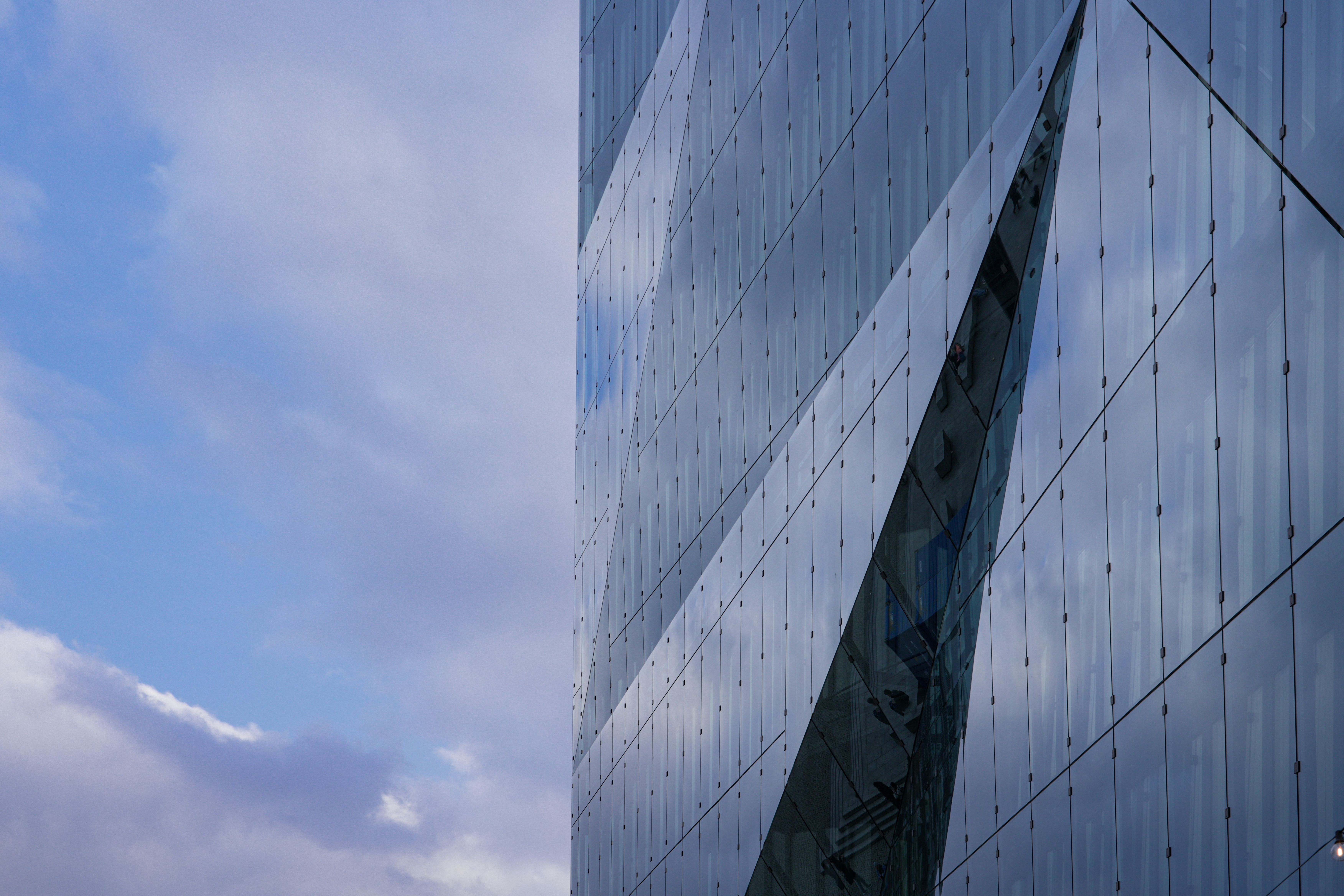 Modern office building facade in Berlin